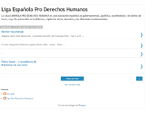 Tablet Screenshot of ligaproderechoshumanos.blogspot.com