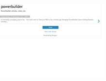 Tablet Screenshot of powerbuilder.blogspot.com