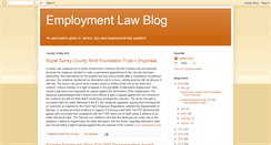 Desktop Screenshot of employmentlawuk.blogspot.com