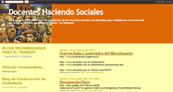 Desktop Screenshot of docenteshaciendosociales.blogspot.com