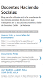 Mobile Screenshot of docenteshaciendosociales.blogspot.com