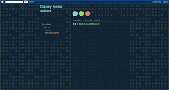 Desktop Screenshot of disneymusicvideos.blogspot.com