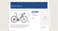 Desktop Screenshot of materialciclismo.blogspot.com