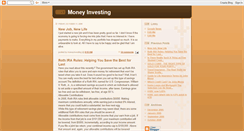 Desktop Screenshot of moneyinvesting.blogspot.com