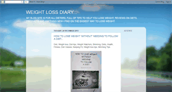 Desktop Screenshot of barsweightlossdiary.blogspot.com
