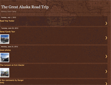 Tablet Screenshot of greatalaskaroadtrip.blogspot.com