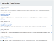 Tablet Screenshot of linguisticlandscape.blogspot.com