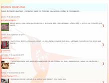 Tablet Screenshot of manosmaestras.blogspot.com