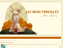 Tablet Screenshot of lesdeuxpareilles.blogspot.com