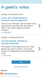 Mobile Screenshot of ageeksnotes.blogspot.com