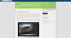 Desktop Screenshot of cabanadeljardin.blogspot.com
