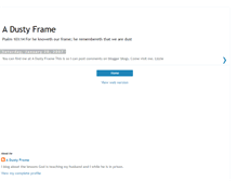 Tablet Screenshot of adustyframe.blogspot.com