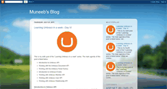 Desktop Screenshot of muneeblog.blogspot.com