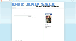 Desktop Screenshot of buy-sale2u.blogspot.com