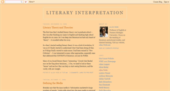 Desktop Screenshot of litinterp.blogspot.com