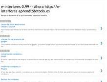 Tablet Screenshot of e-interiores.blogspot.com