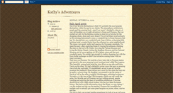 Desktop Screenshot of kathyhirst.blogspot.com