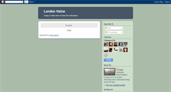 Desktop Screenshot of londonhaize.blogspot.com