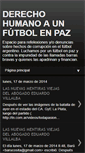 Mobile Screenshot of derechohumanoaunfutbolenpaz.blogspot.com