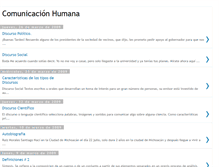 Tablet Screenshot of comunicacionhumanaruiz.blogspot.com