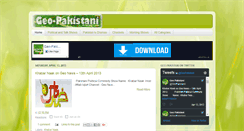 Desktop Screenshot of geo-pakistani.blogspot.com