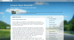Desktop Screenshot of amazonvisionministries.blogspot.com