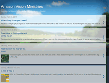 Tablet Screenshot of amazonvisionministries.blogspot.com
