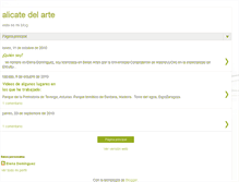 Tablet Screenshot of alicatedelarte.blogspot.com