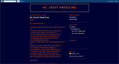 Desktop Screenshot of mtcrestwrestling.blogspot.com