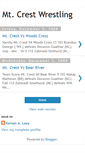 Mobile Screenshot of mtcrestwrestling.blogspot.com