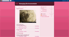 Desktop Screenshot of emergingenvironmentalist.blogspot.com