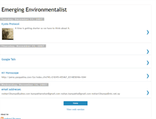 Tablet Screenshot of emergingenvironmentalist.blogspot.com
