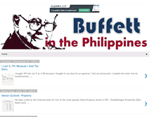 Tablet Screenshot of buffettinthephilippines.blogspot.com