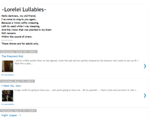 Tablet Screenshot of loreleilullabies.blogspot.com