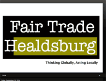 Tablet Screenshot of fairtradehealdsburg.blogspot.com