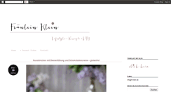 Desktop Screenshot of fraeulein-klein.blogspot.com