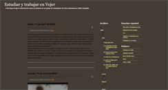 Desktop Screenshot of envejer.blogspot.com