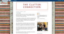 Desktop Screenshot of clutterconnection.blogspot.com