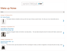 Tablet Screenshot of makeupnoise.blogspot.com