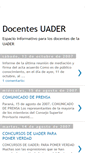 Mobile Screenshot of docentesuader.blogspot.com