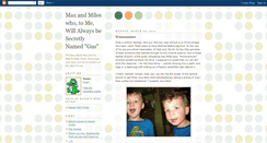 Desktop Screenshot of maxthebaby.blogspot.com