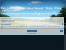 Tablet Screenshot of biggesthousesinflorida.blogspot.com