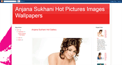 Desktop Screenshot of itsanjanasukhani.blogspot.com