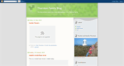 Desktop Screenshot of familythornton.blogspot.com