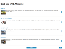 Tablet Screenshot of bestcarwithmeaning.blogspot.com