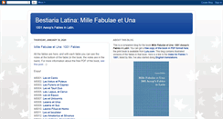 Desktop Screenshot of millefabulae.blogspot.com