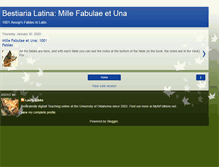 Tablet Screenshot of millefabulae.blogspot.com