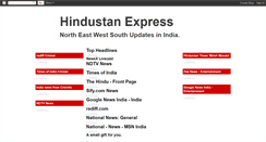 Desktop Screenshot of hindustanexpress.blogspot.com