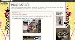 Desktop Screenshot of dinnfamily.blogspot.com