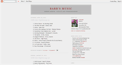 Desktop Screenshot of barbara-playlists.blogspot.com